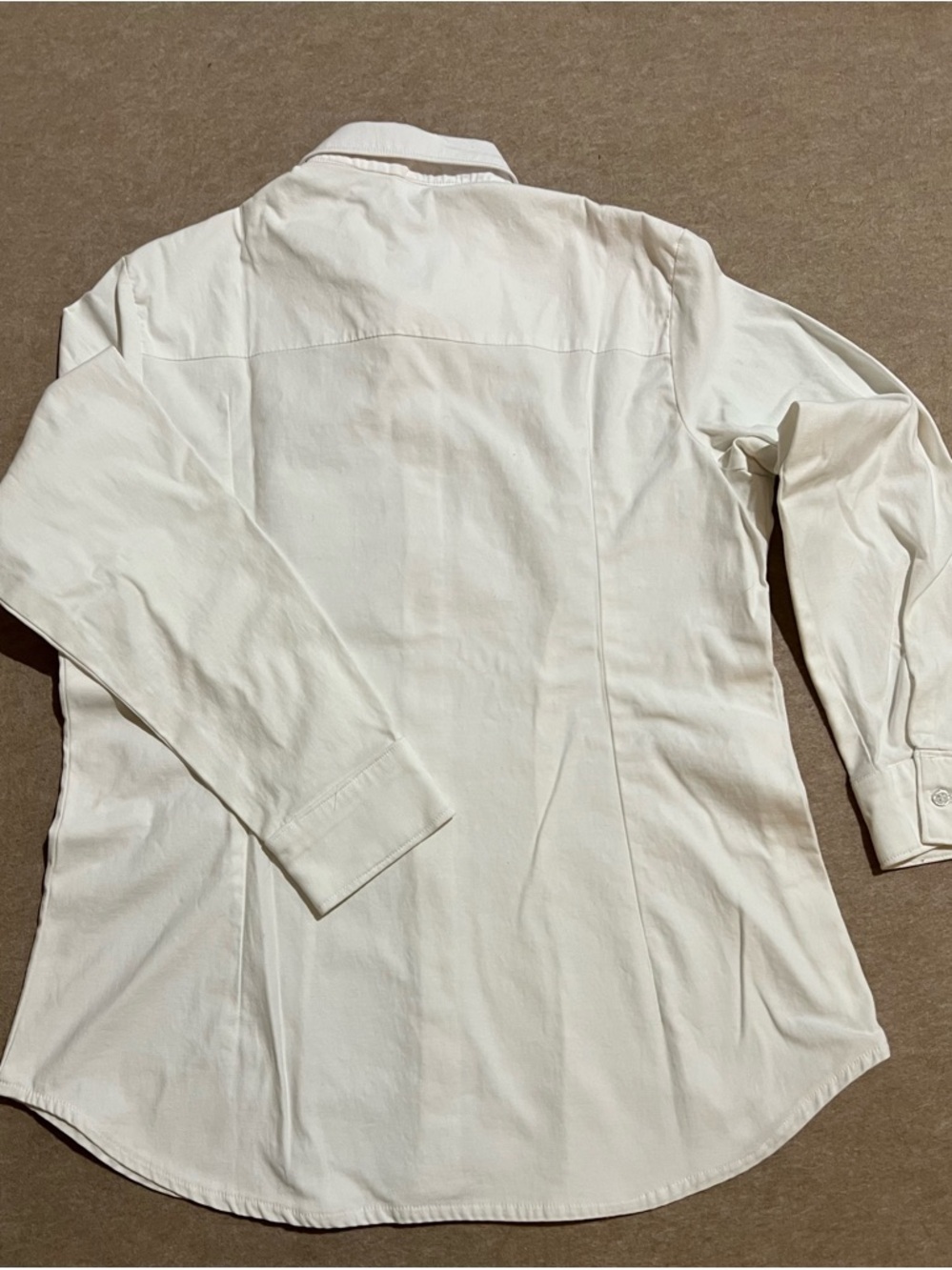 Tailor made Women’s Classic White Button-Down Shirt in Stretch Cotton Blend - Picture 3 of 7